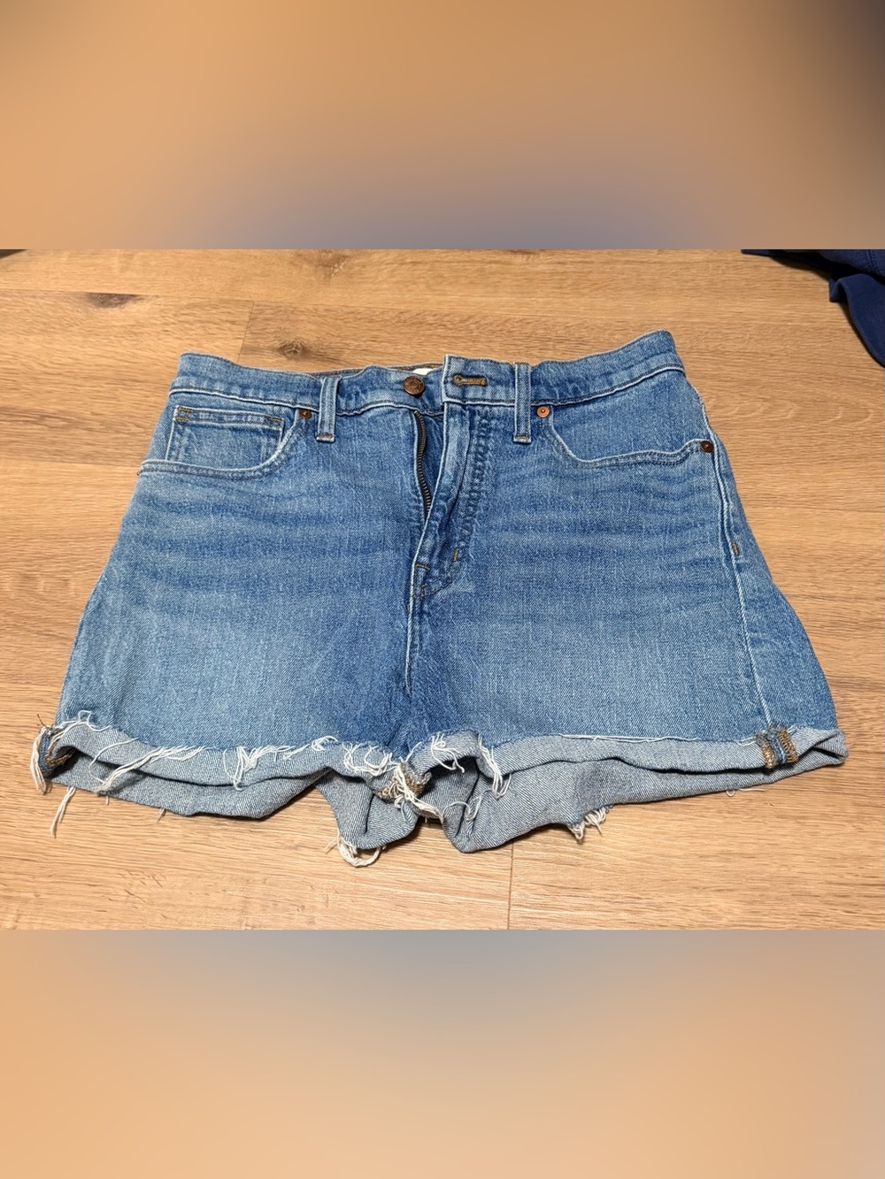 Madewell High Rise Cutoff Denim Shorts